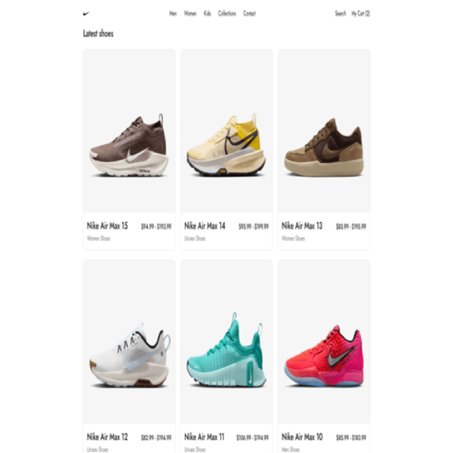 Nike E-Commerce Store