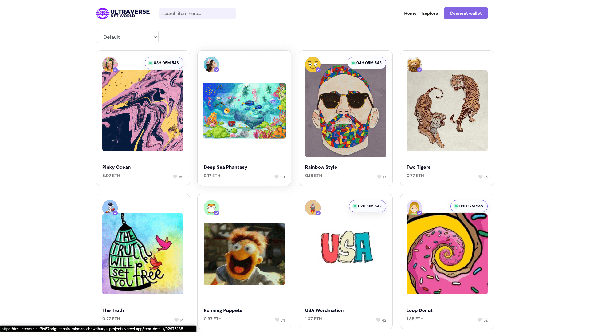 Ultraverse NFT Marketplace